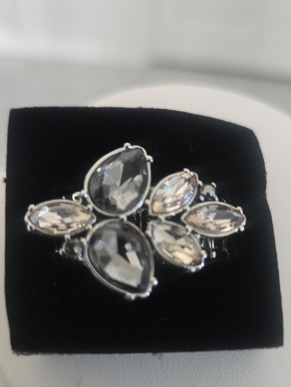 Paparazzi Ice Cold Couture Silver Ring NWT